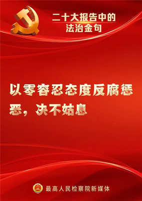 速覽！二十大報(bào)告中的法治金句